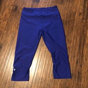 Under Armour Blue Capri Leggings